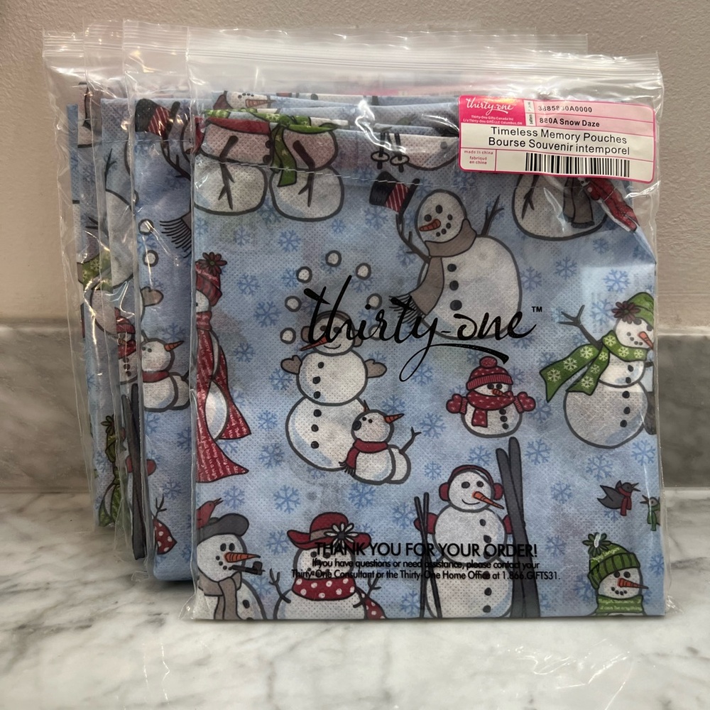 4- Thirty-one bags timeless memory pouch 880A Snow Daze